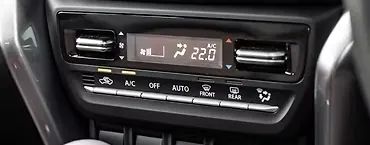 An automatic climate control panel